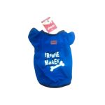 Dubex TROUBLE MAKER - Тениска за куче синя (4)(34/37см)