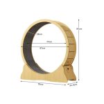 Въртящо колело за котки - дървено, за активна игра и тренировки, Размер S - Image 2