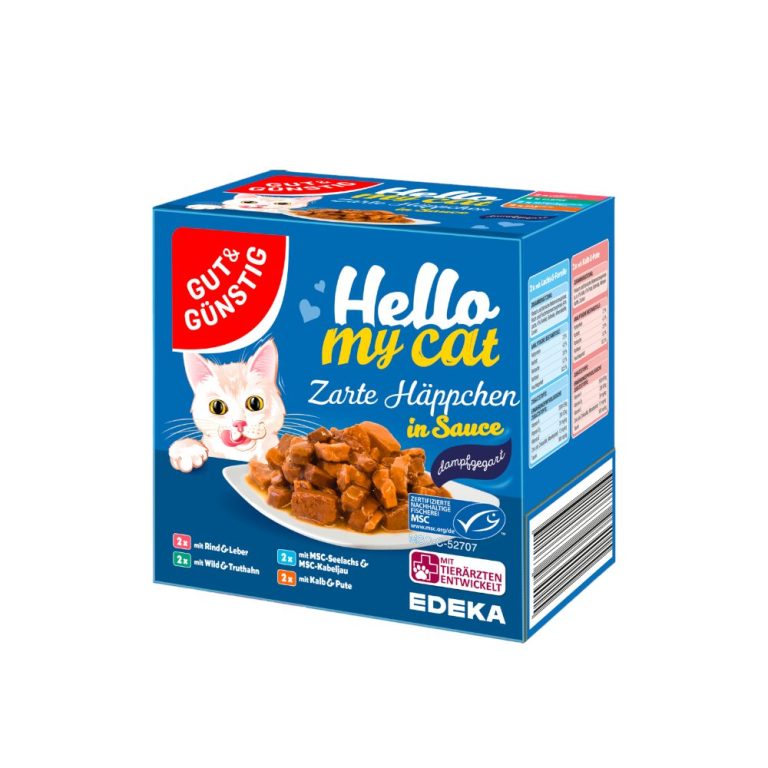 GUT&GÜNSTIG, Паучове за котка, Деликатни хапки в сос