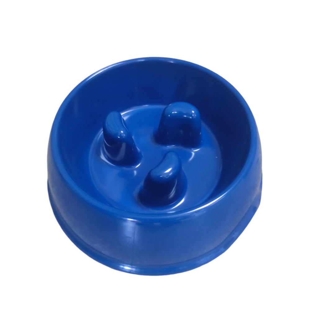 Синя купа за бавно хранене за кучета и котки – Предотвратява преяждане и подуване