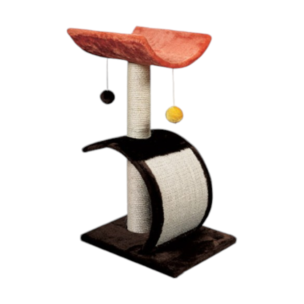 Драскало за котки Special, 40x30x74 см, с платформа и играчки