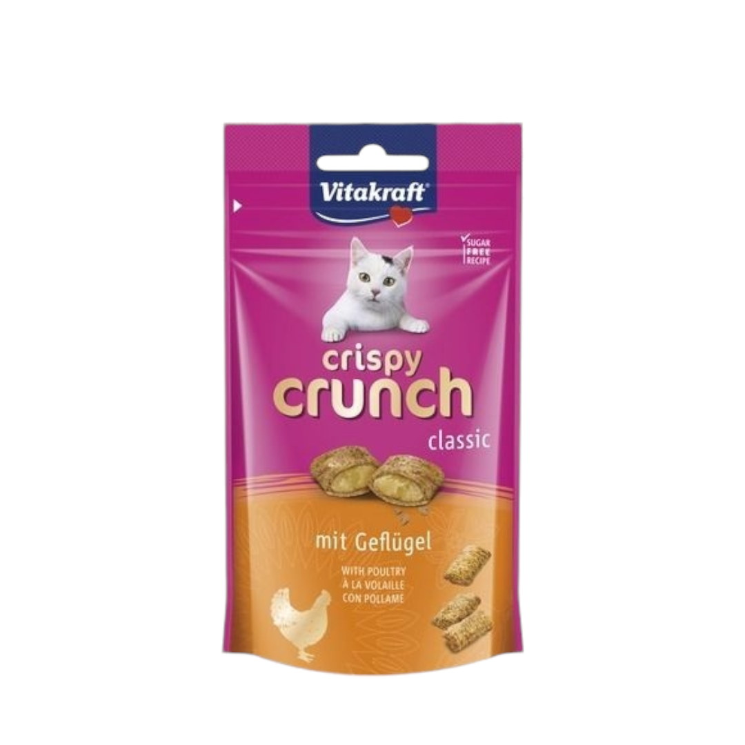 Photoroom-20241022_221839 Лакомства за котки Vitakraft Crispy Crunch Classic с пилешко, 60 г