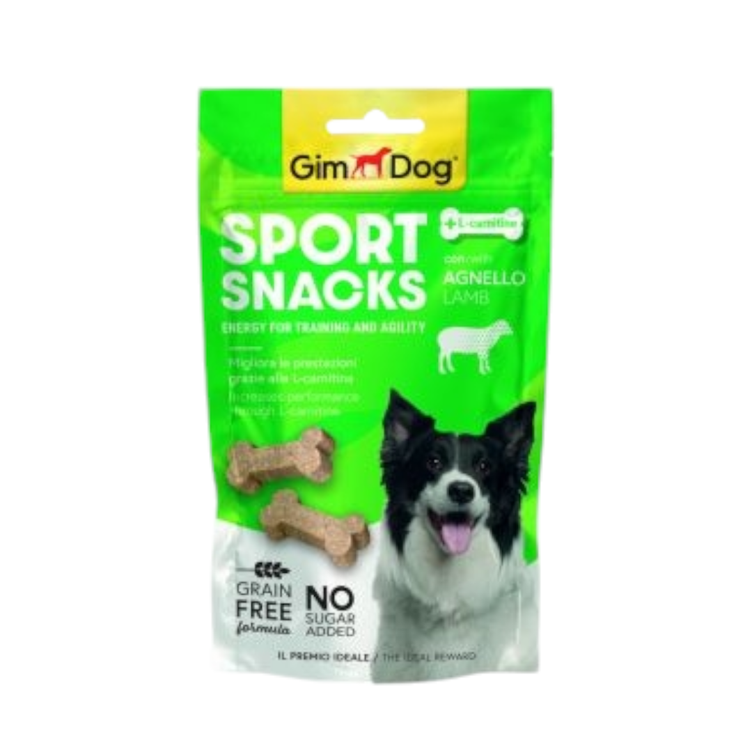 Photoroom-20241108_154658 GimDog Sport Snacks с агнешко месо, 60 грама - енергийна награда за активно куче