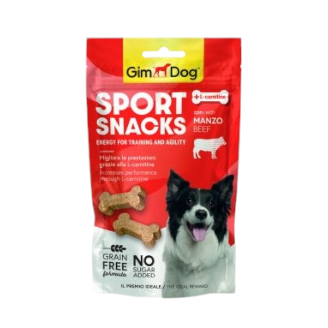 Photoroom-20241108_154729 GimDog Sport Snacks с говеждо месо, 60 грама - енергийна закуска за активни кучета