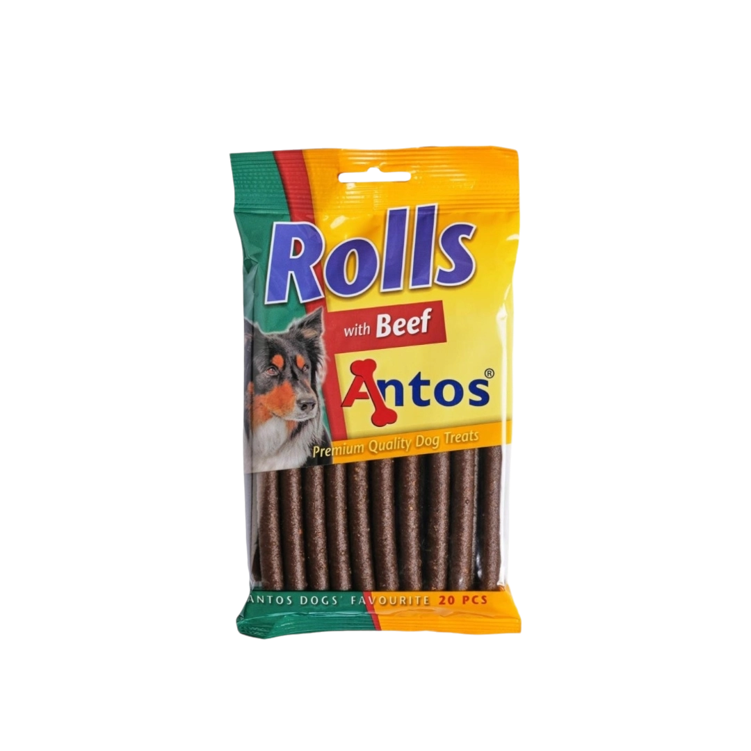 Photoroom-20241122_133608 Лакомства за куче ANTOS ROLLS с говеждо - 20 бр., 200 гр.
