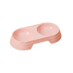 Двойна купа за храна и вода розово 23/12/3,8 см от Veo LifeStyle for Pets – практично и стилно решение за домашни любимци.