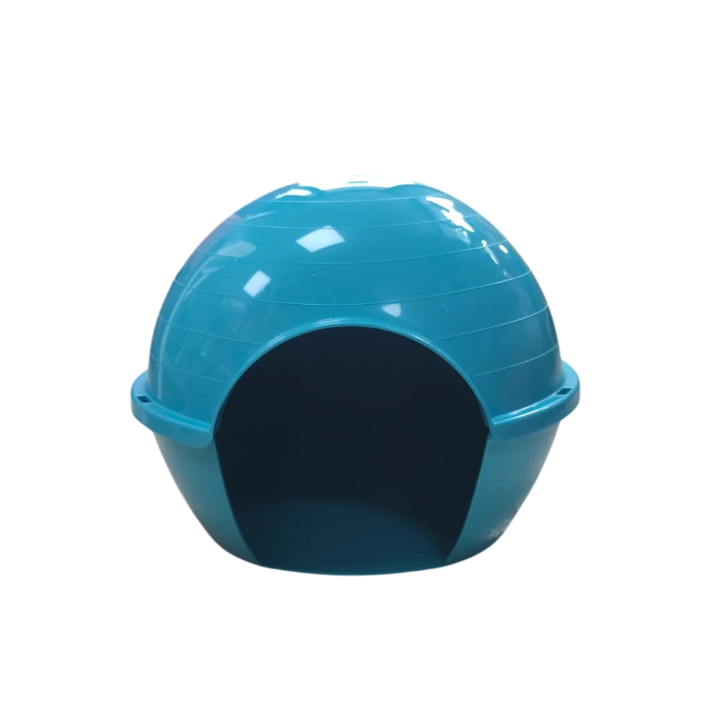 Къщичка за гризачи SAVIC Rody Iglo – синя, подходяща за хамстери, морски свинчета и малки зайчета.