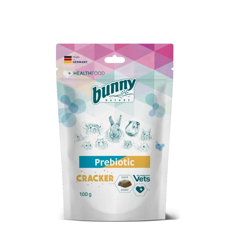 Bunny Nature Prebiotic Cracker – пребиотични бисквити за зайчета и гризачи 100 г – натурална грижа за храносмилането