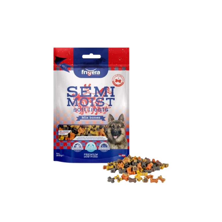 friGERA Полувлажни лакомства – микс кокалчета (9 вида) – 165 г