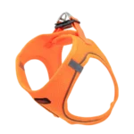 Natura Air-Net нагръдник Neon Orange – неоново оранжев нагръдник за кучета с дишаща материя и рефлектори