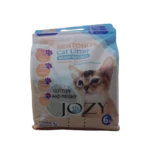 Котешка тоалетна JOZY Bentonite Cotton and Peony – водоразтворима 6.5 L, натурален бентонит с аромат на памук и божур