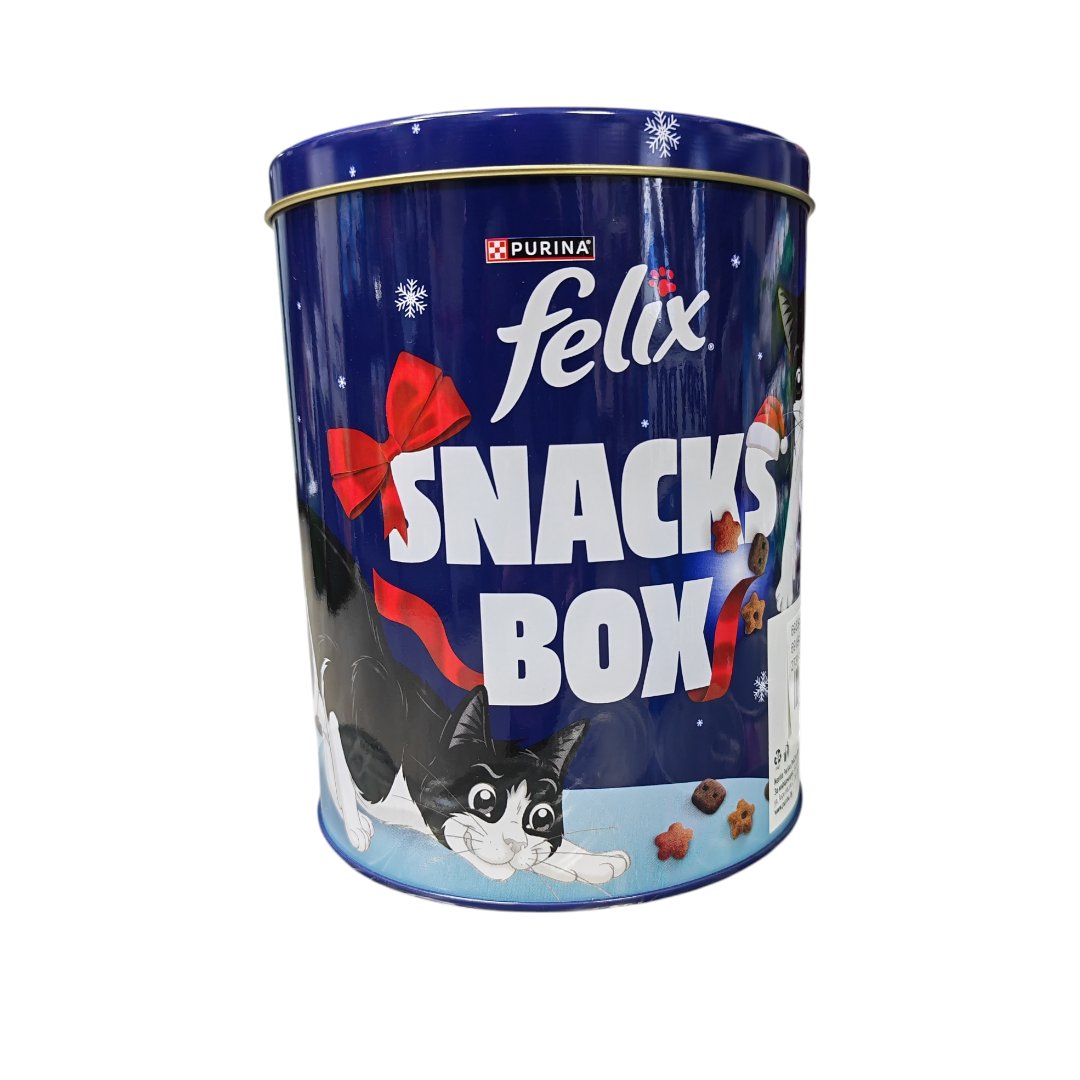Felix Snacks Box кутия с лакомства за котки – подаръчна кутия с Felix Party Mix и Deli Moments Felix Snacks Box кутия с лакомства за котки – подаръчна кутия с Felix Party Mix и Deli Moments